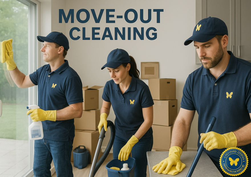 Move-out cleaning in Vancouver by Butterfly Cleaning Services