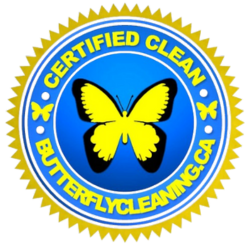 Local Vancouver BC cleaning service badge